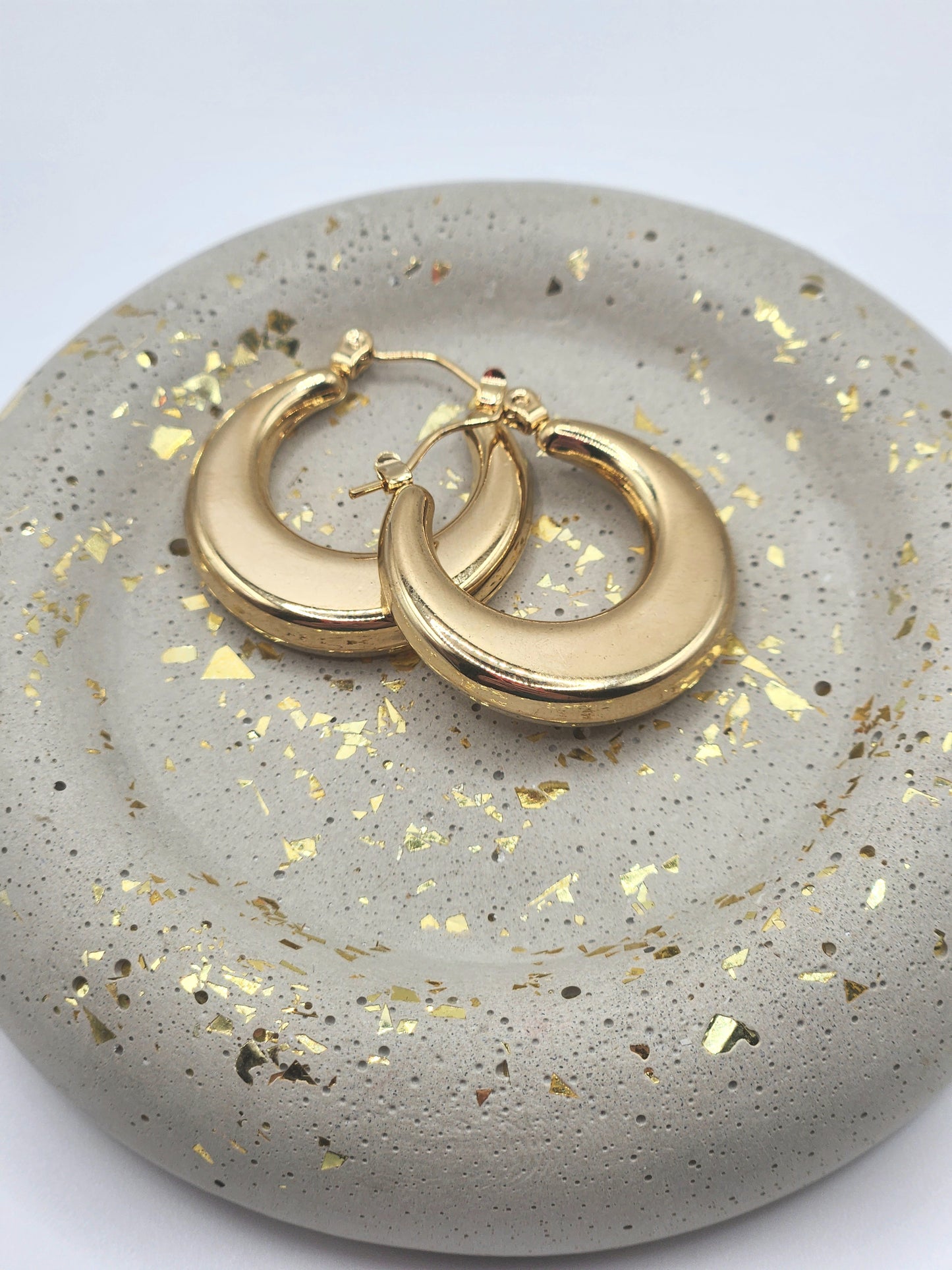 Celestial Crescent Hoops