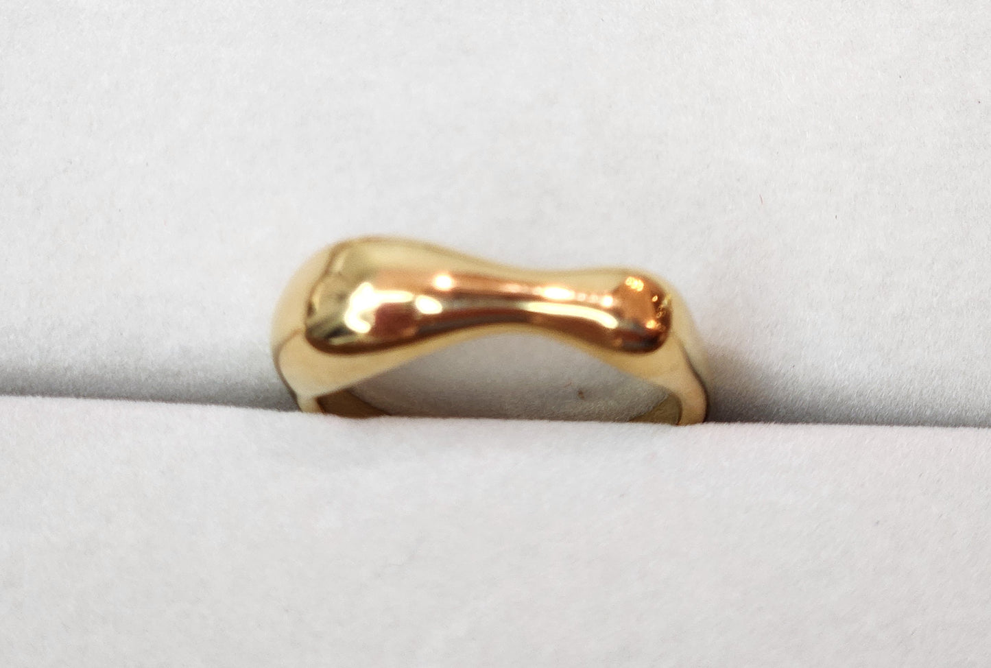 Gold band rings