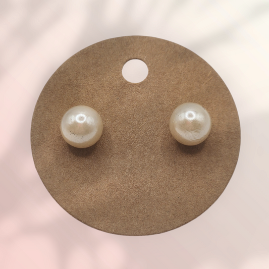 Pearl Stud Earrings